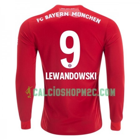 Bayern Monaco Robert Lewandowski 9 Maglia Prima 2019/2020 Manica Lunga